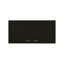 Armoire murale Napoles, deux tablettes, double porte - noir