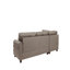 Canapé modulaire contemporain 3 pièces Mocha Dorris