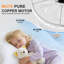 Ventilateurs de plafond blancs à profil bas de 23,6 po avec lumières et télécommande pour chambre à coucher-130143230-130143229