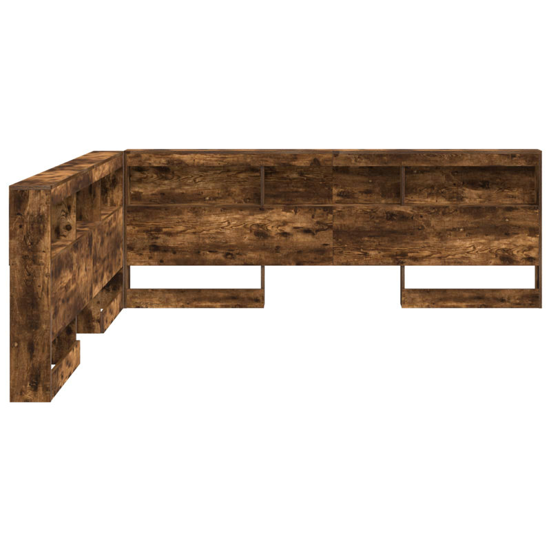 Storage Headboard with Shelf with Headboard Modern