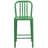 Carouthers 24" Commercial Grade Metal Counter Height Stool with Footrest by Flash Furniture-527227252-447138938
