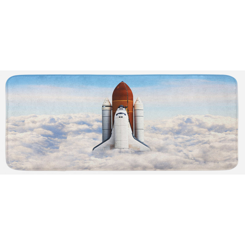 Tapis de cuisine à espace extérieur
