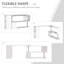 Bureau d'ordinateur moderne