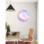 Horloge murale pastel en verre trempé ciel, horloge de style aquarelle, grande décoration murale, horloge décorative moderne, horloge silencieuse-751616867-751616864