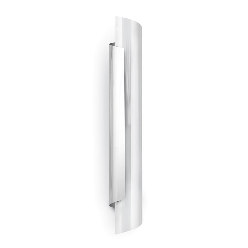 Flute 2 - Light Wallchiere, Polished Nickel