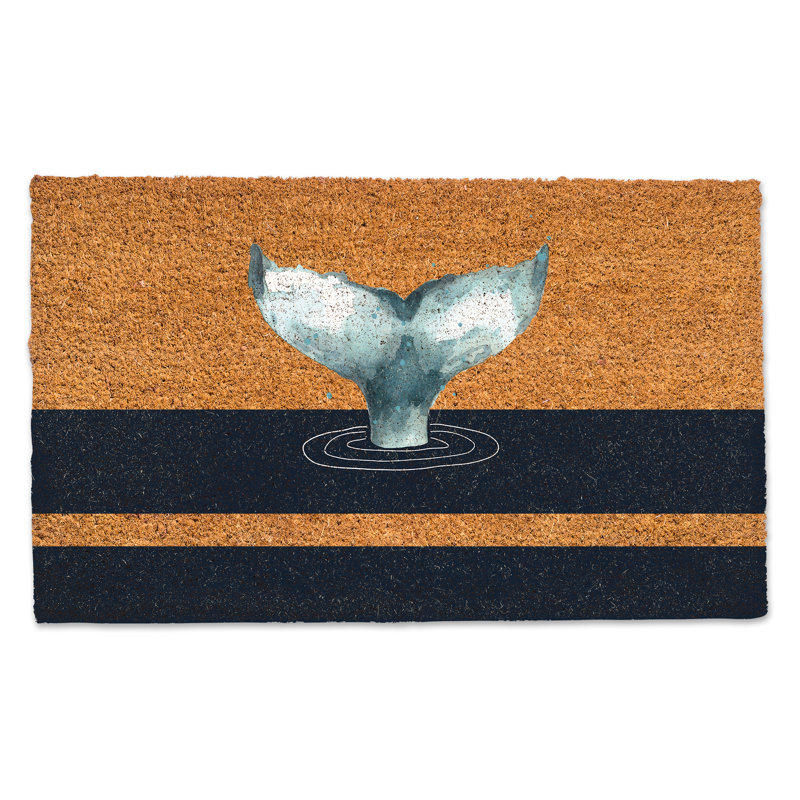 Tapis d'extérieur 30 "x 18" Chapnick Whale Tail