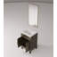 Meuble-lavabo simple 20 po X P 18 po P, comptoir en acrylique et Miroir-1331917783
