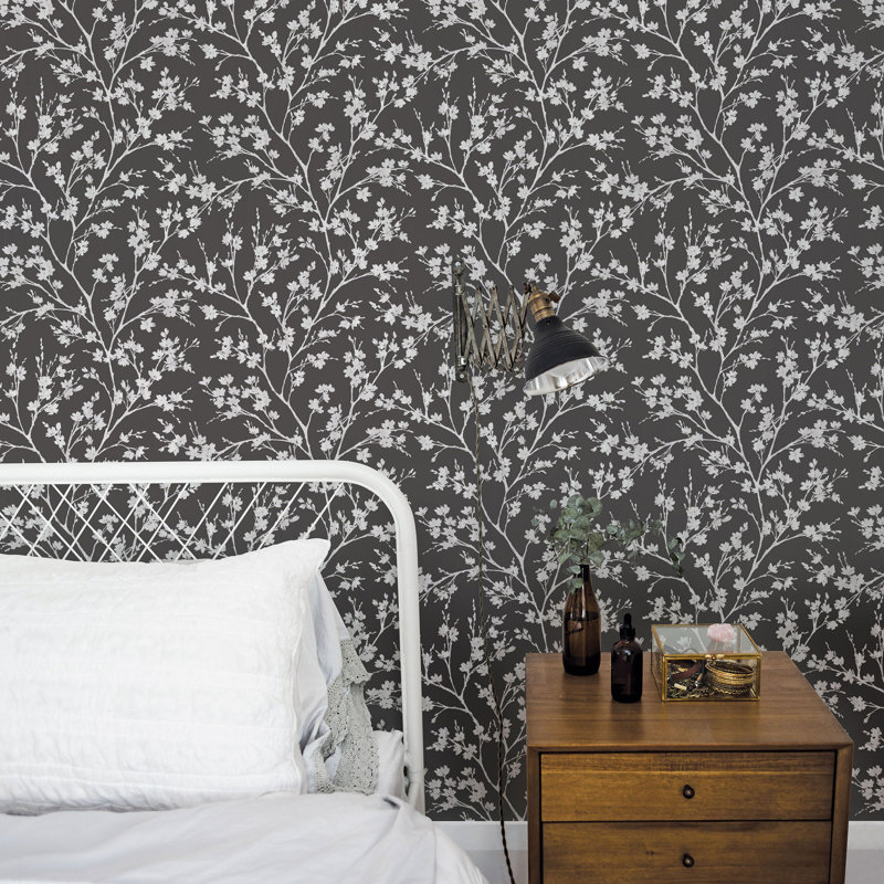 Bassler 10m x 53cm Matte Wallpaper Roll, Black/Greige
