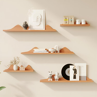 Tablette murale en bois massif