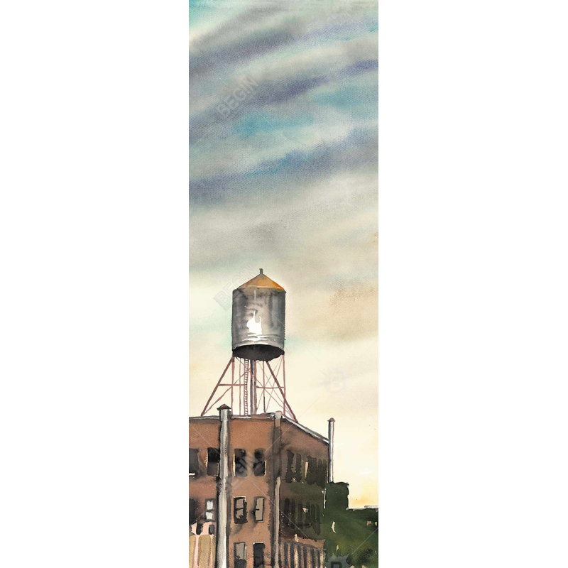 «Water Tower In New-york» sur toile