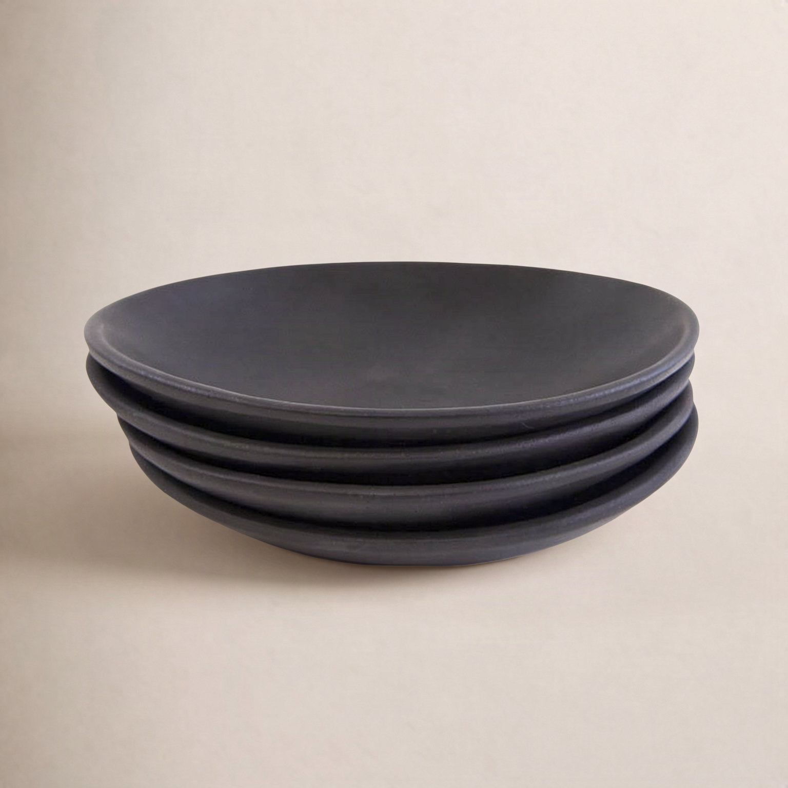 Towry 8" Salad Plate, Basalt