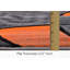Tapis orange à motif abstrait Yateley-361049480