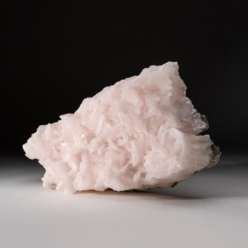 Polished Manganoan Calcite Cluster
