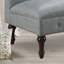 Banquette rembourrée et rembourrée en polyester de qualité supérieure avec accoudoirs faciles à assembler pour le salon et la chambre à coucher-56607607