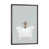 Toile encadrée de bois rustique foncé