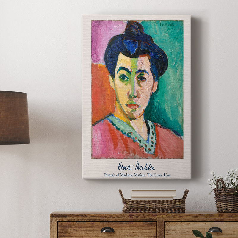 Matisse D III, reproduction d'art encadrée Cavas, H 36 po x l 24 po