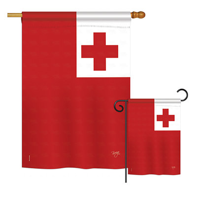 Double Sided Polyester House Flag