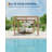Outdoor Pergola with Adjustable Louvered Roof & Reinforced Aluminum Frame, Integrated Drainage System Gazebo for Deck or Patio, 10x10 FT-125500783