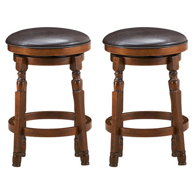 Tomasi Upholstered Counter Stool with Solid Wood Frame