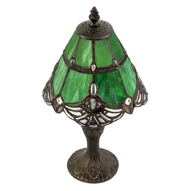 Metal Table Lamp, Green