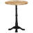 Adre Round Solid Wood Top Metal Base Dining Table