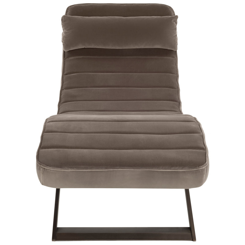 Velours chaise longue Bisantz