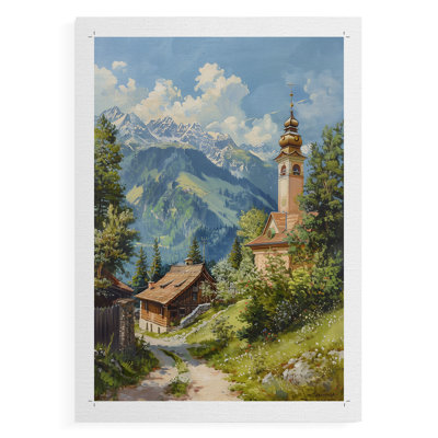 Paysages de la série CCCCL XXV III - Impression sur toile seulement - NON-CADRE