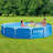 Plastic Round Frame Set Pool 40'' H x 105'' W x 128'' L , with Pump Included