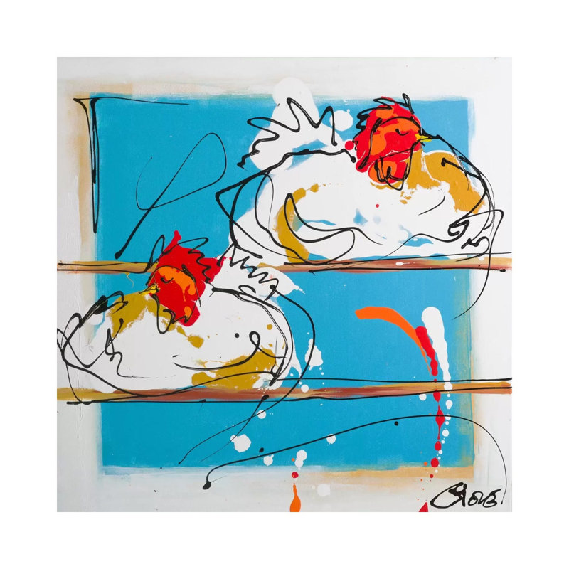 Sleeping and Dreaming 1 Piece Wrapped Canvas Painting, 45.72 cm H x 45.72 cm W x 3.175 cm D