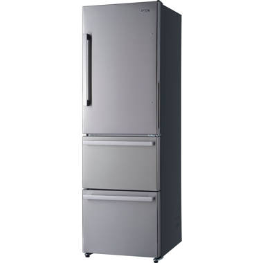 Unique® Appliances Classic Retro 30 in. 18 Cu. Ft. Midnight Black Bottom  Freezer Refrigerator, Big Sandy Superstore