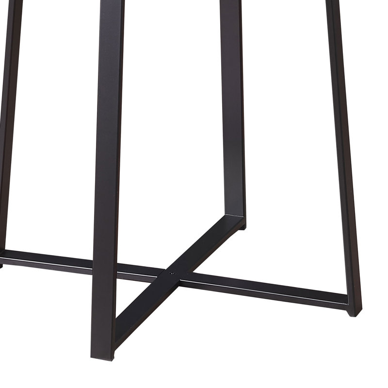 Waterloo Round Engineered Wood Side End Table