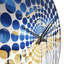 Muscogee - Horloge murale peinture abstraite-1689811829
