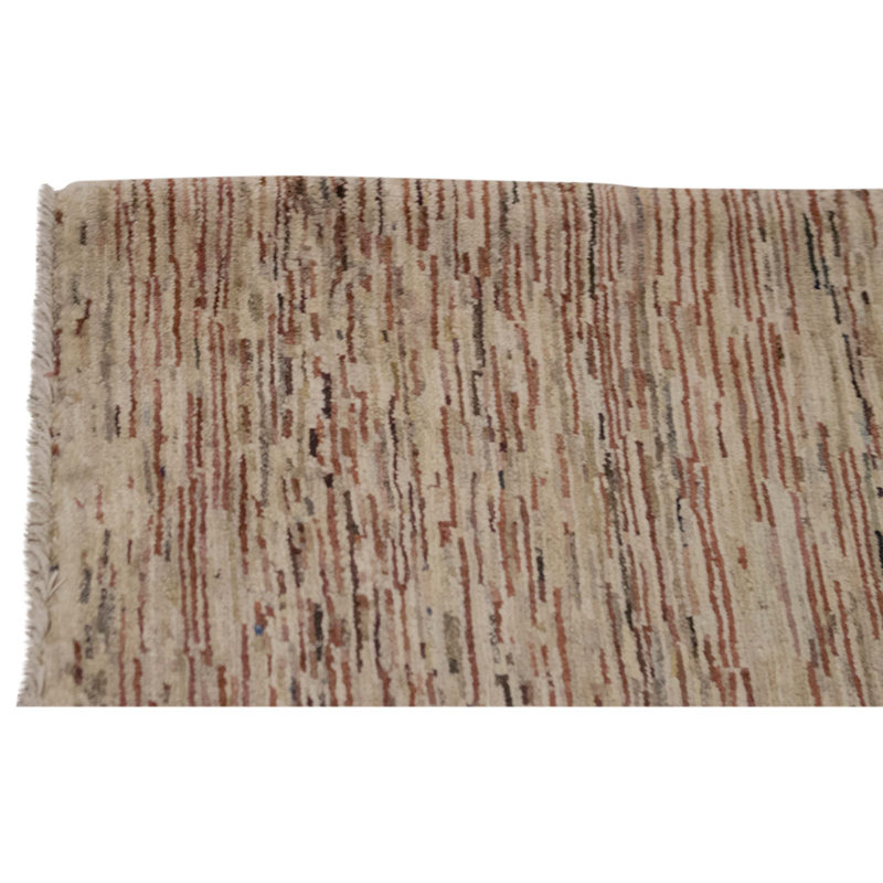 Hand Knotted Wool Area Rug in Multi