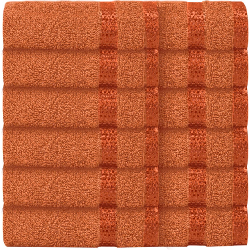 Milven Premium Face Cloth, Orange