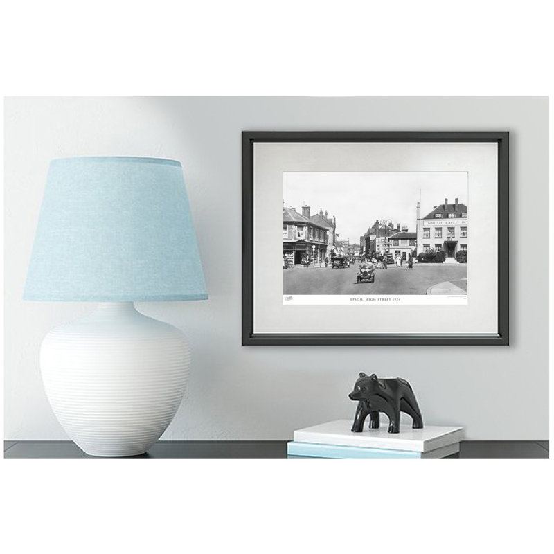 Epsom, High Street 1924 by Francis Frith - Single Picture Frame Print, 40cm H x 50cm W x 2.3cm D