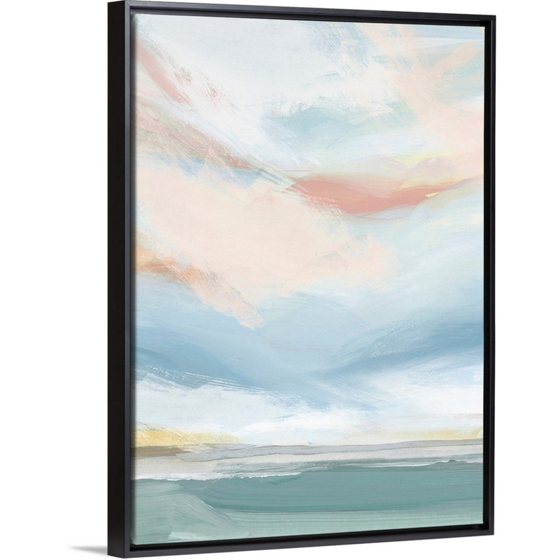 «Sweetness I» par Isabelle Z - reproduction d'art, Toile avec cadre noir, H 42 po x l 32 po x P 1,75 po