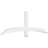 Bellingham Signature Urethane Gable Bracket, Primed Tan-102477572-101278448