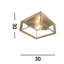 Alondra Glass Flush Mount