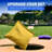 GoSports Cornhole Bean Bags Set of 4 - Regulation All Weather - Yellow-22244602