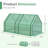 6' W x 3' D Greenhouse