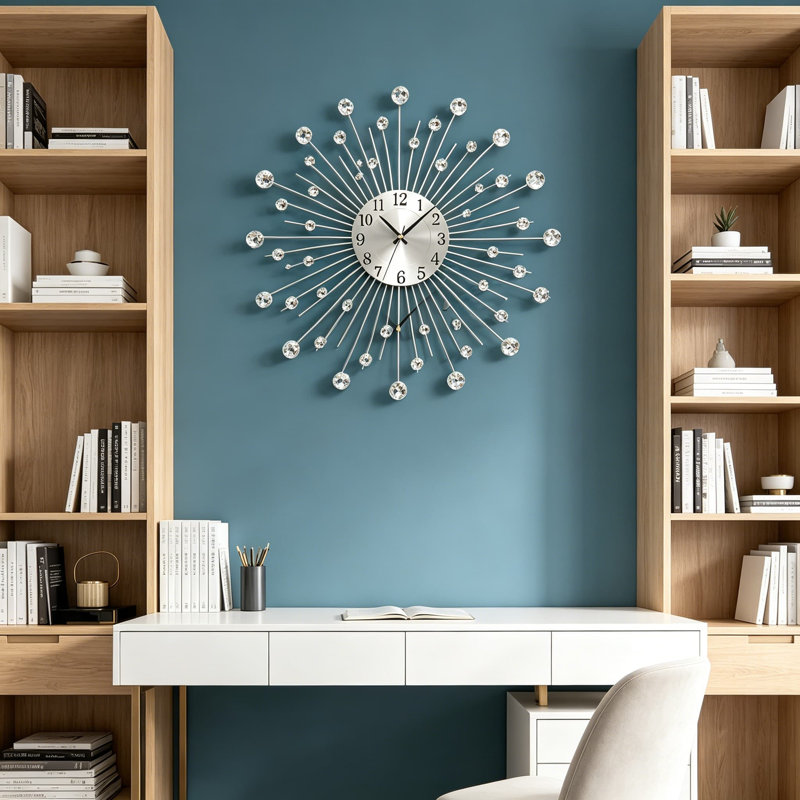 Horloge murale 19,7 po Modern Modern