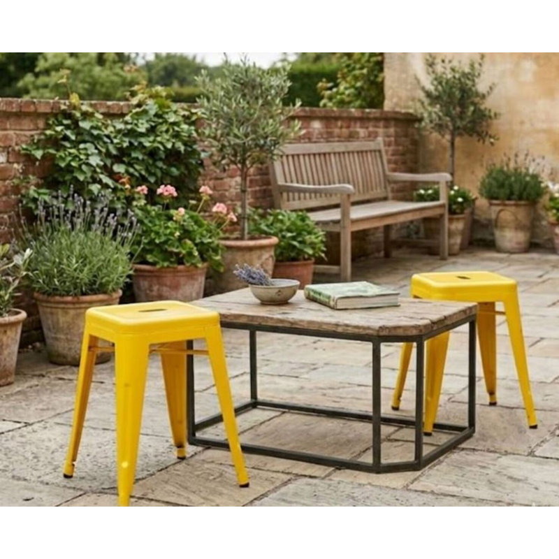 Tabouret en métal Ivanna (ensemble de 2)