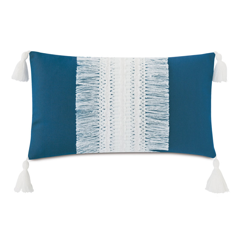 Palermo Lumbar Indoor/Outdoor Pillow Cover & Insert, Sail Lagoon