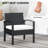Branach 2 - Person Patio Dining Set with Square Table , Cushions Included-1059452146
