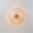 3-Light Mushroom-Shaped Fabric Semi-Flush Mount