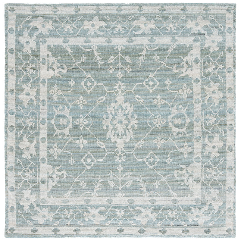Marquee Hand Tufted Performance Oriental Rug, Square 6'