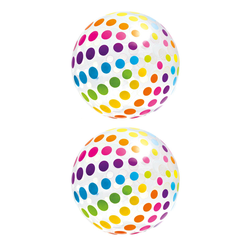 Ballon de plage géant gonflable à grand panneau Intex Jumbo (ensemble de 2) | 59065PP