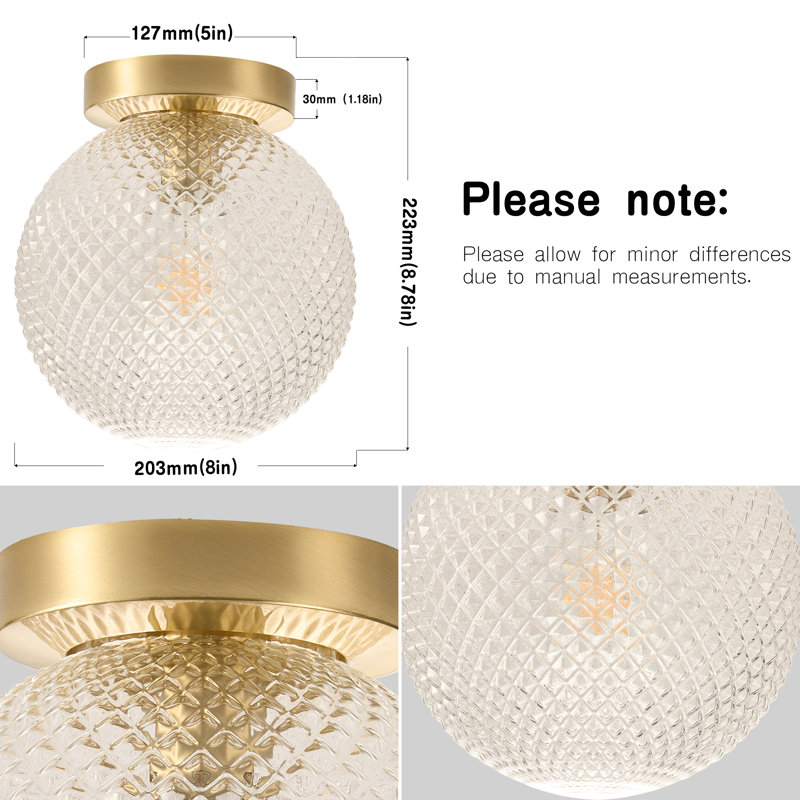 Acrylic Flush Mount