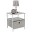 Sorbus Nightstand 1-Drawer Shelf Storage- Bedside Furniture & Accent End Table Chest-1467844658