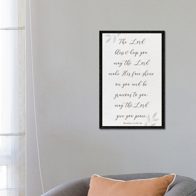 Inspired Panel VI - Print on Canvas, Black Framed, 66.04 cm H x 45.72 cm W
